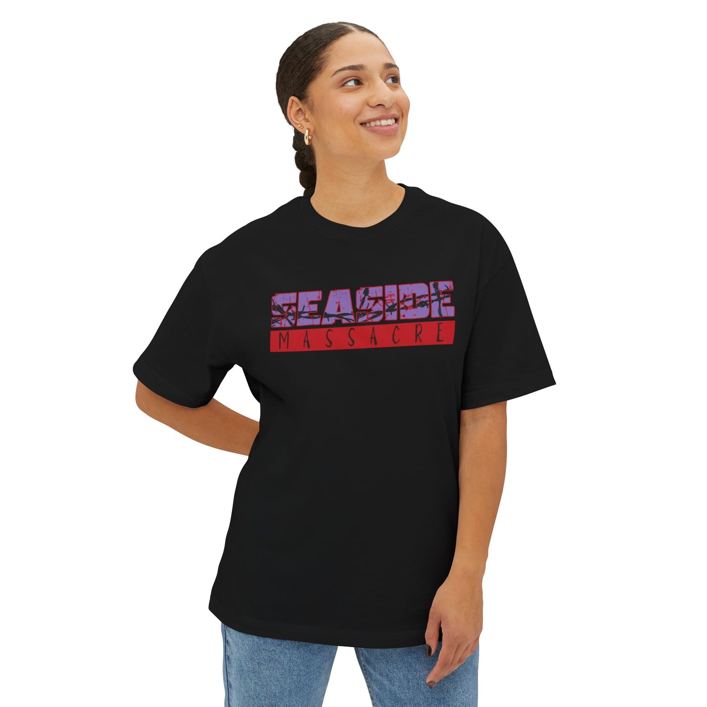 E Sea Dub Oversized Boxy Tee
